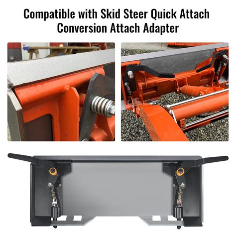 heavy duty universal skid steer mounting plate|heavy duty skid steer plate.